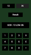GCD LCM حاسبة - GCD LCM تصوير الشاشة 2