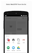 Webpage to PDF converter - Web2PDF maker. 截图 2