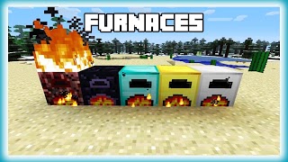 Furnaces Mod for Minecraft poster