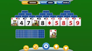برنامه‌نما TriPeaks Solitaire عکس از صفحه