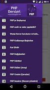 PHP Dersleri ภาพหน้าจอ 1