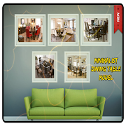 Minimalist Dining Table Model Plakat