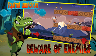 برنامه‌نما Squirrel  world run عکس از صفحه