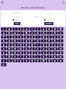 Random Letter Generator Screenshot 6