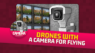 Security camera Minecraft mods 스크린샷 1