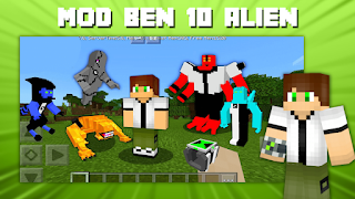 Mod Ben Alien For MCPE скриншот 5