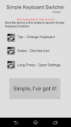 Simple Keyboard Switcher Free imagem de tela 1