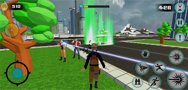 Flying Hero Ninja Storm capture d'écran 4