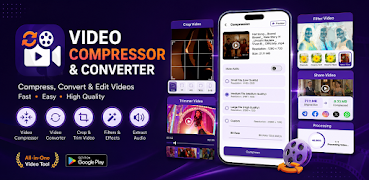 Video Compressor - MB to KB Plakat
