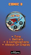 Digital Watchface Comic 3 스크린샷 5