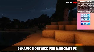Dynamic Light Mod Minecraft PE اسکرین شاٹ 5