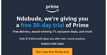 Amazon Prime Offer скриншот 5