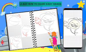 برنامه‌نما How to Draw Shark عکس از صفحه
