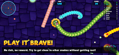 Serpent.io - Slither & Conquer Ekran Görüntüsü 1