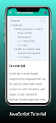 Learn JavaScript Programming captura de pantalla 1