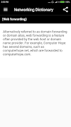 Networking Dictionary تصوير الشاشة 4