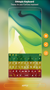 Ethiopia Keyboard  theme screenshot 1