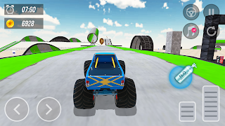 5 Schermata Superhero Car: Mega Ramp Games