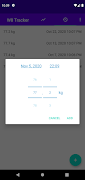 W8 Weight Tracker captura de pantalla 1