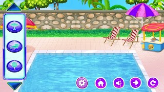 Kids Party Spa Pool Party Game plakat
