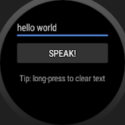 SpeechLab Wear: a text-to-speech app for Wear OS poster