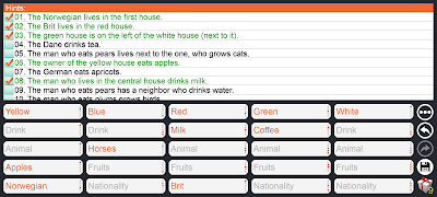 Einstein's Riddles Text Puzzle capture d'écran 4