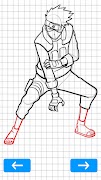 How to draw Kakashi स्क्रीनशॉट 4