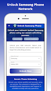 برنامه‌نما Unlock Samsung Phone SIM عکس از صفحه