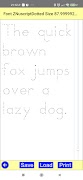 ZMethod School Fonts اسکرین شاٹ 1