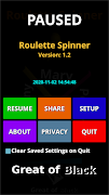 Roulette Spinner تصوير الشاشة 6
