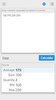 Average Calculator Pro captura de pantalla 1