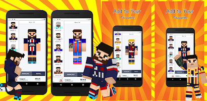 Skins de Messi Minecraft PE Cartaz