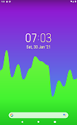 Simple Gradient Clock Widget تصوير الشاشة 7