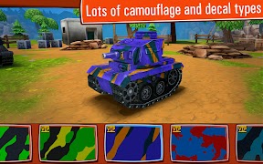 برنامه‌نما Toon Wars: Awesome Tank Game عکس از صفحه