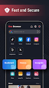 7 Schermata One Browser - Secure, Fast