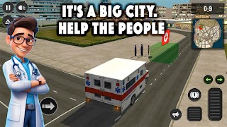 Ambulance Driver Simulator Pro syot layar 1