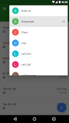 Progression Body & Weight Log screenshot 5