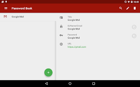برنامه‌نما Password Book عکس از صفحه