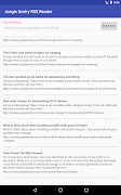 Jungle Sentry RSS Reader تصوير الشاشة 1