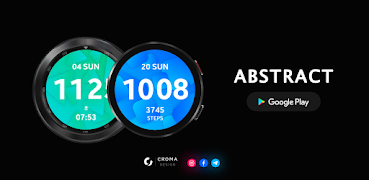 Abstract Wear OS 海报