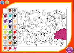 2 Schermata Cartoon Coloring Game