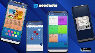 NeedNote Planner & Calendar Plakat