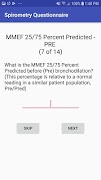 Spirometry Questionnaire Screenshot 7