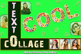Text Collage Maker plakat