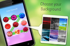 Passcode Lock Screen Blumen Screenshot 3