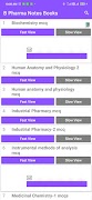 برنامه‌نما B Pharma Notes عکس از صفحه