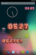 Nixie Clock Widget ảnh chụp màn hình 4