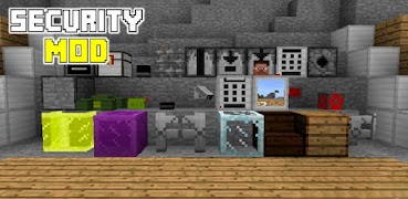 برنامه‌نما Security Craft Mod Minecraft عکس از صفحه