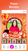 Happy Birthday Photo Frame syot layar 3