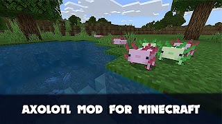 برنامهنما Axolotl Mod for Minecraft PE عکس از صفحه